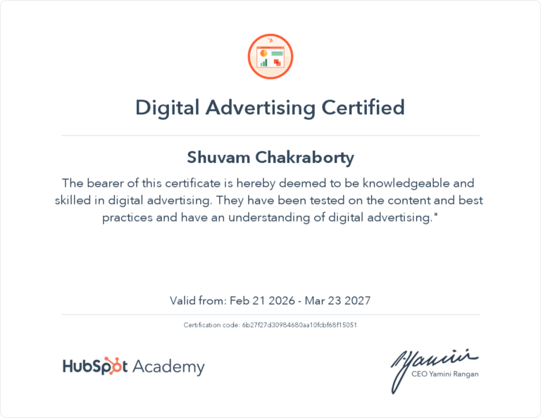 Digital advertising